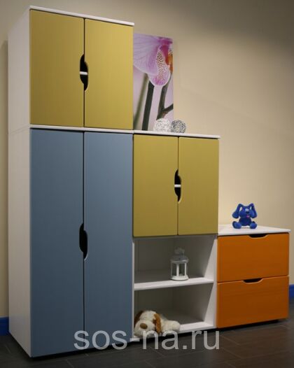 ТУМБА-АНТРЕСОЛЬ 2 дверки Тимберс Кидс