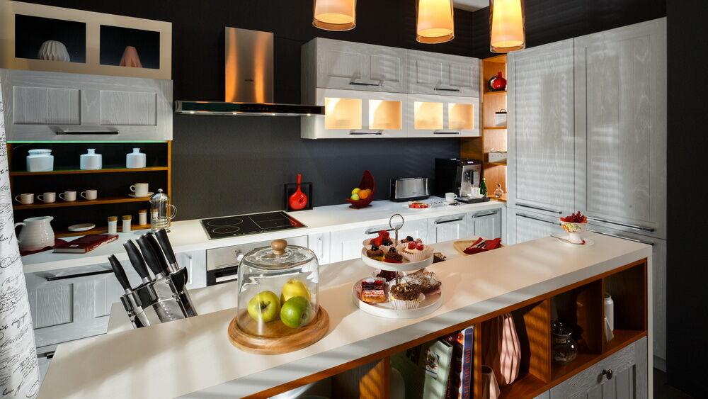 Фото интерьера Тимберика Снежный дуб