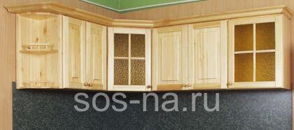 Н-30 Шкаф навесной 30 (1дв., дерево) Скайда-2