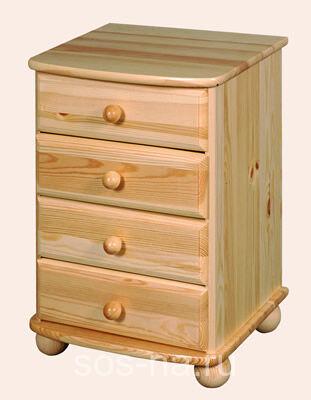 комод Вокко 44-04 (4ящ., узкий)