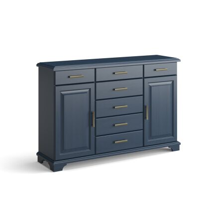 Тумба Брусно 2 двери 7 ящиков