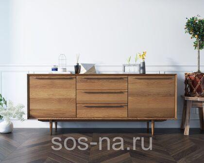 Комод "Bruni" с тремя ящиками и дверками