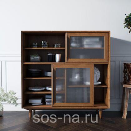 Буфет "Bruni" с витражными стеклами