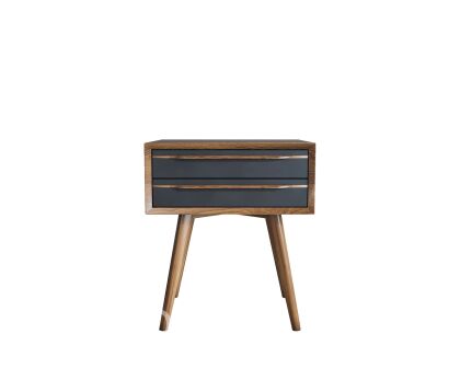 Тумба "Bruni Black" с двумя ящиками