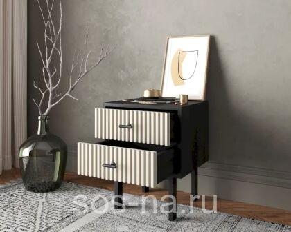 Тумбочка с двумя ящиками "Emerson" EM16