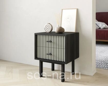 Тумбочка с двумя ящиками "Emerson" EM16