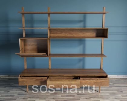 Стеллаж "Bruni" с ящиками