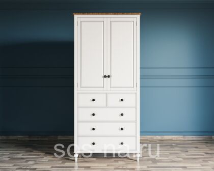 Шкаф двухстворчатый "Odri" с 5 ящиками