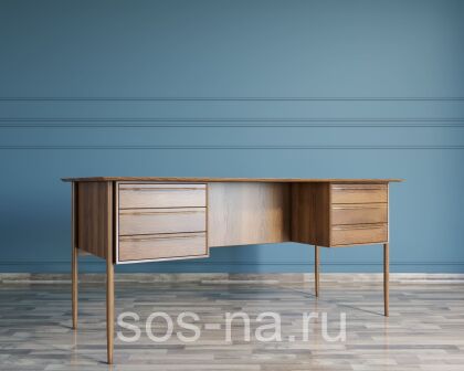 Рабочий письменный стол"Bruni" с ящиками