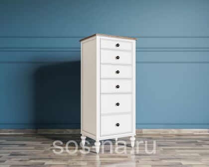 Узкий комод "Odri" 6 ящиков