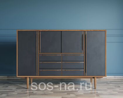 Большой комод "Bruni Black"