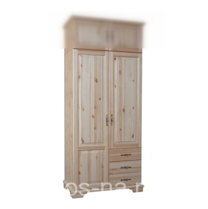 Шкаф 2-ств с ящиками Брусно-М