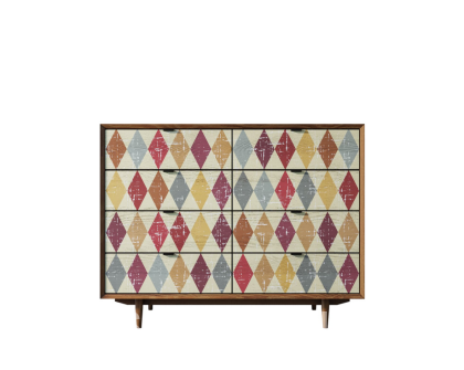 Комод "Bruni print" на восемь ящиков BR06P