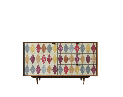 Комод "Bruni print" с ящиками и дверкой BR-02P