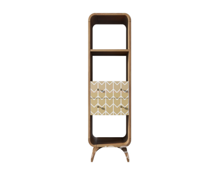 Стеллаж "Ellipse print" узкий с ящиками принт 1 EL17