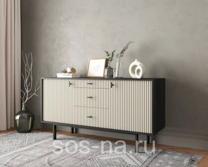 Комод две дверки и три ящика "Emerson" EM08