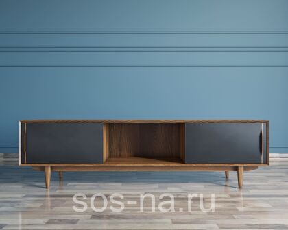 Консоль под TV "Bruni Black"