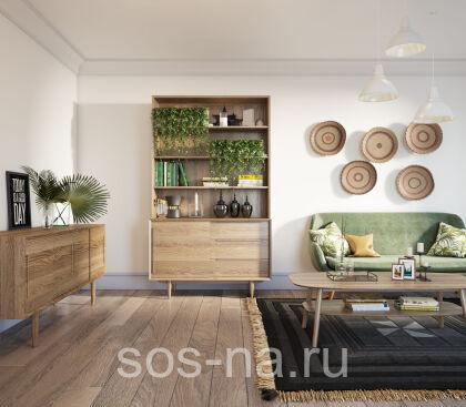 Стеллаж "Bruni" с дверками