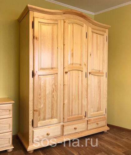 Шкаф 3-х дв. Лотос БМ2.701.1.44 (2191) с ящиками