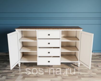 Комод 2 двери 4 ящика "Odri"