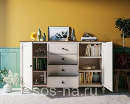 Комод 2 двери 4 ящика "Odri"