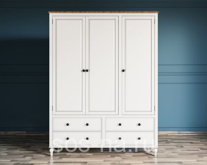 Шкаф трехстворчатый "Odri" с ящиками