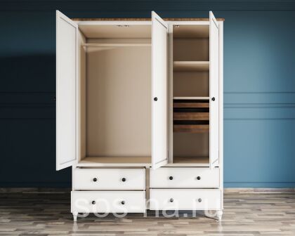 Шкаф трехстворчатый "Odri" с ящиками