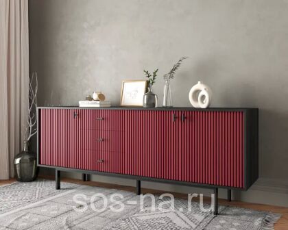 Комод с тремя дверками и тремя ящиками "Emerson" EM07