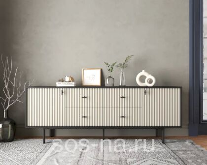 Комод две дверки и четыре ящика "Emerson" EM19