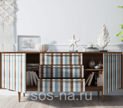 Комод "Bruni" с тремя ящиками и дверками BR-03