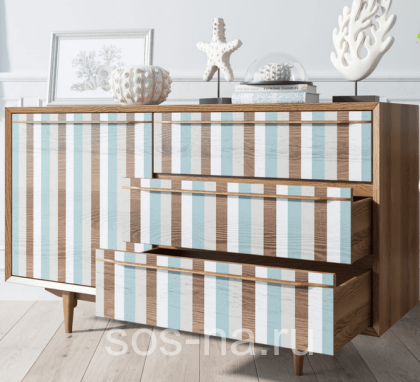 Комод "Bruni print 1" с ящиками и дверкой BR-02