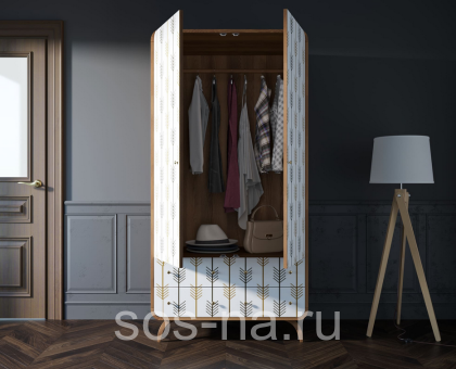 Шкаф "Ellipse Print" с ящиками принт