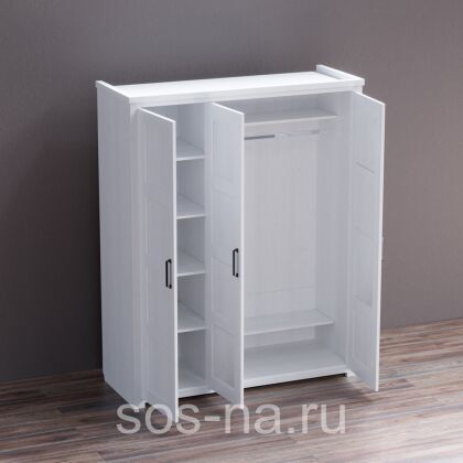 Шкаф "Ярви" 3-х створчатый со стеклом