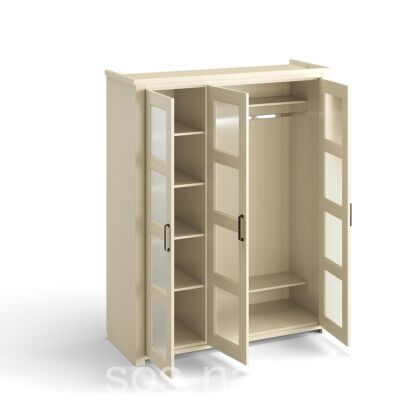 Шкаф "Ярви" 3-х створчатый со стеклом