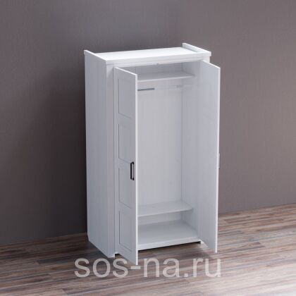 Шкаф "Ярви" 2-створчатый платяной со стеклом