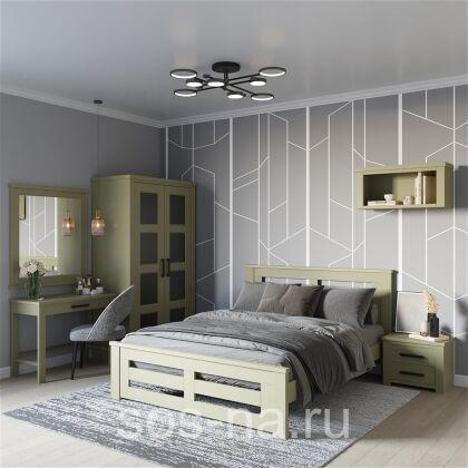 Шкаф "Ярви" 2-створчатый платяной со стеклом