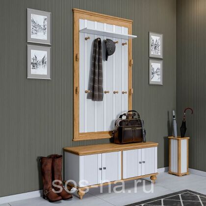 Подставка для зонтов Рандеву из массива сосны