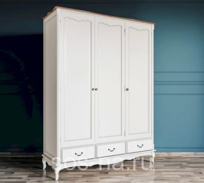Шкаф Leontina для одежды трехстворчатый с ящиками арт ST9327KR/3