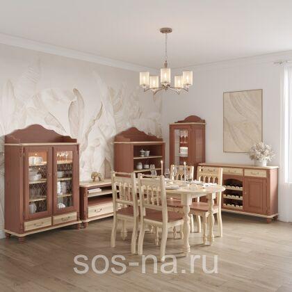 Стол обеденный Скандия овальный