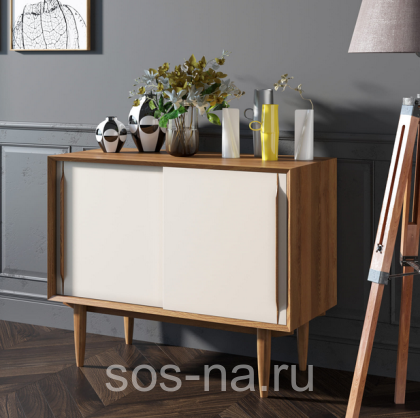 Комод "Bruni white" две дверки BR25WH