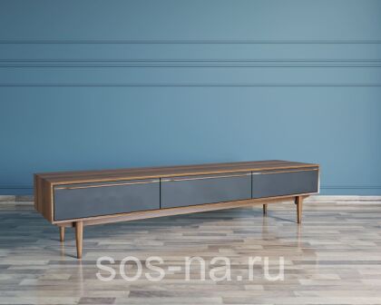 Консоль под TV "Bruni Black" с ящиками