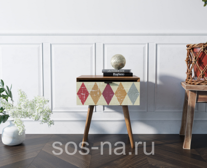 Тумба "Bruni print" с ящиком BR-11P