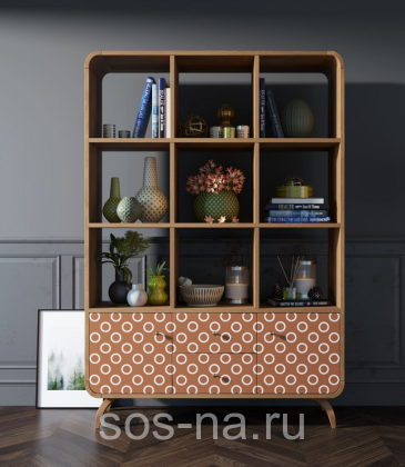 Стеллаж "Ellipse" принт 3 EL13