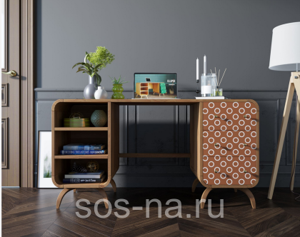 Рабочий стол "Ellipse print" принт 3 EL08