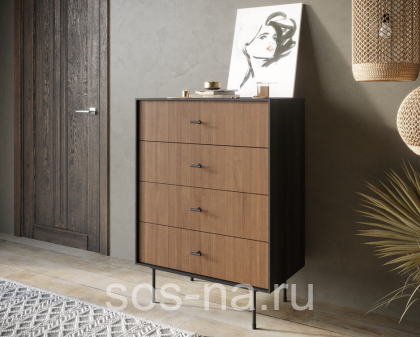 Комод вертикальный с четырьмя ящиками "Emerson" EM18