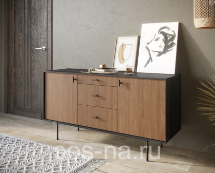 Комод две дверки и три ящика "Emerson" EM08