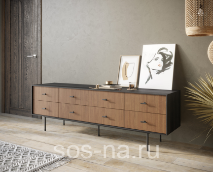 Комод с восемью ящиками "Emerson" EM03