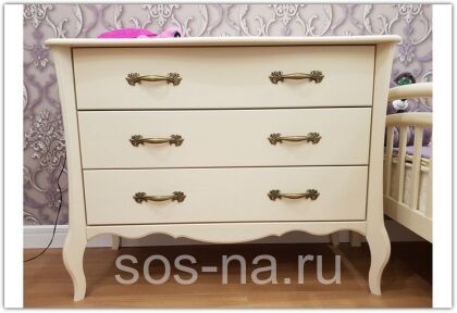 Комод Лебо с 3 ящиками