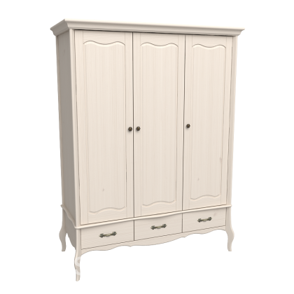 Шкаф 3х дверный с глухими дверями Лебо