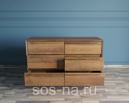 Комод "Bruni" с шестью ящиками